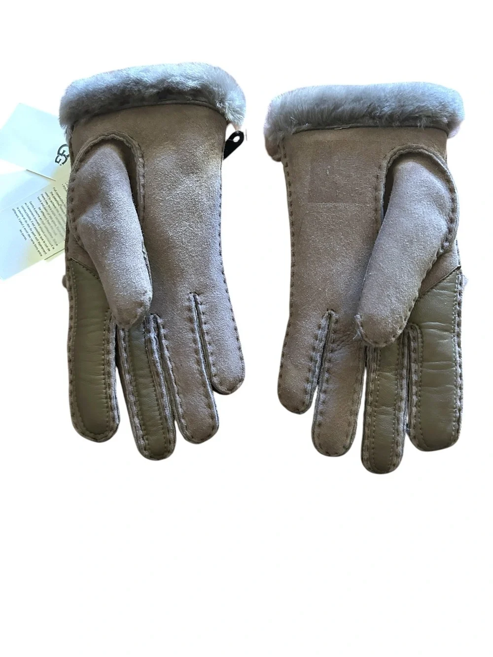 UGG Stormy Gray Tech Touch Gloves Size Medium